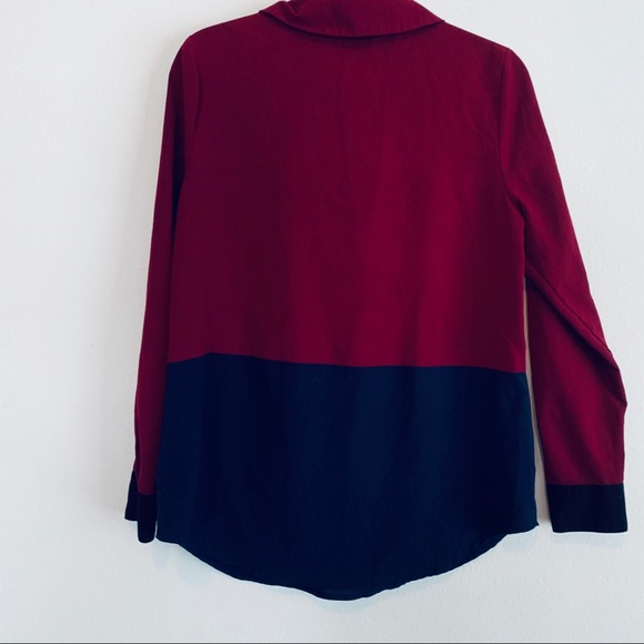 French Connection UK Style Color Block Blouse - Picture 4 of 4